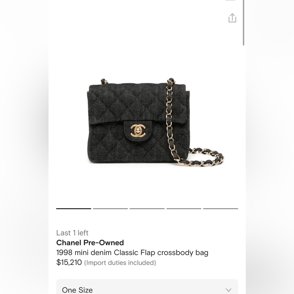 SOLD📌VTG CHANEL 1991 CLASSIC DENIM MEDIUM FLAP BAG PURSE CC TURN LOCK 24k - Picture 12 of 16